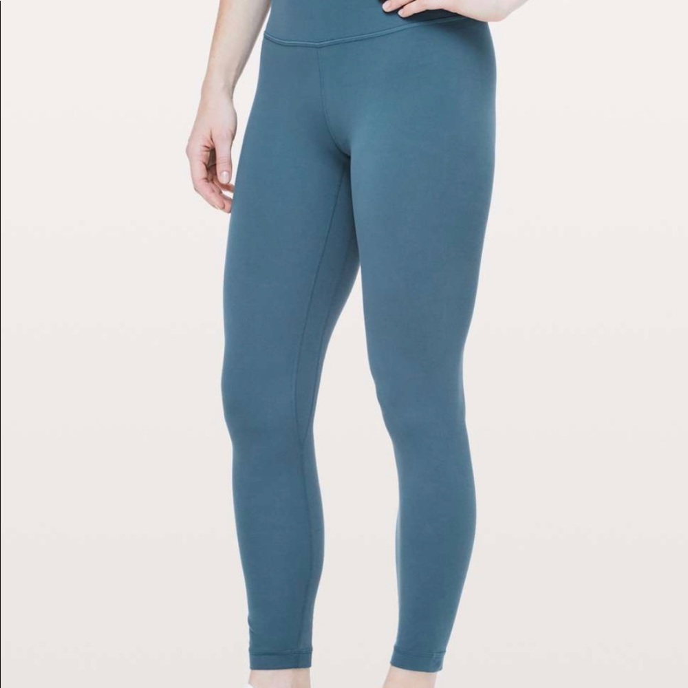 Lululemon Align II 25” high rise - petrol blue